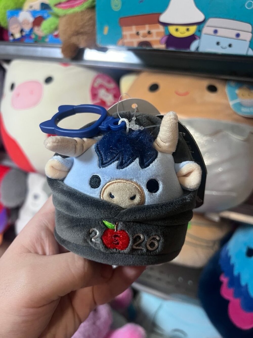 Squishmallow Clip 2026 toy fair exclusive Toro the bull New York City nwt